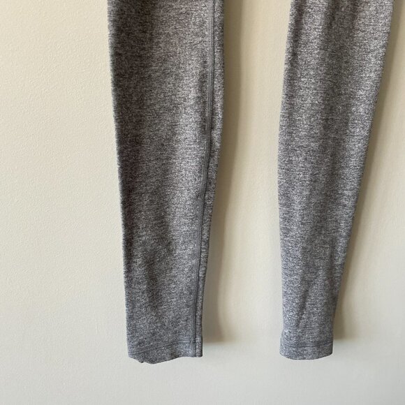 Lululemon Heathered Leggings High Rise Skinny Leg Gray 2 - Picture 5 of 7